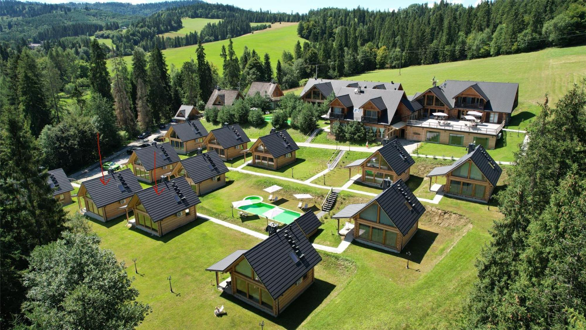Domki Z Dostepem Do Spa I Restauracji Lapsze Niżne Exterior foto